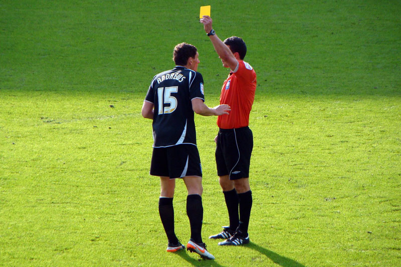 Yellow and Red cards in Soccer