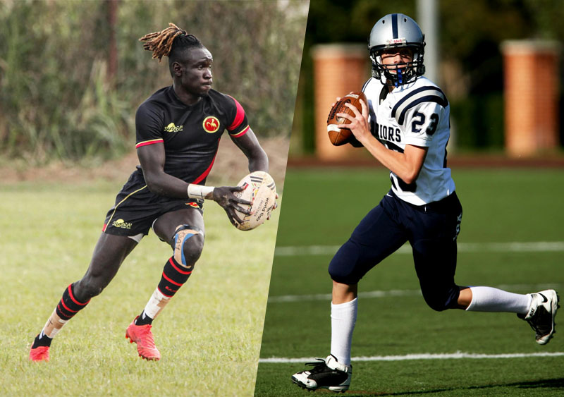 Rugby vs American Football Gear